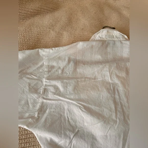 Marithe Francois Girbaud White Button-Up Shirt - Picture 12 of 12